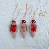 Chubby Carnival Babies | Lavender Ornament
