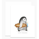 Penguin With Challah Bread
