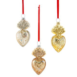 Small Sacred Heart Ornament | Neutral