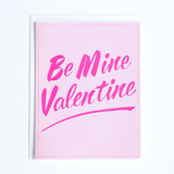 Be Mine Valentine Text Card