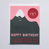 Billion Birthday Mountain Card