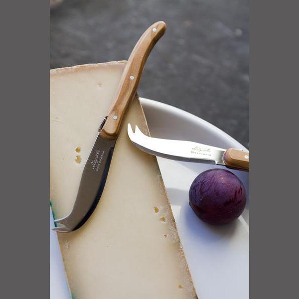 Olive Wood Mini Fork Tipped Cheese Knife