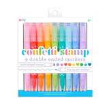 Confetti Stamp Markers | Set of 9