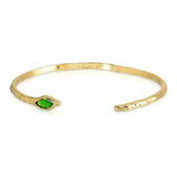Mystic Serpent Bracelet | Green Quartz