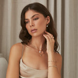 Baroque Pearl Station Necklace