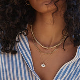 Tennis Necklace | Pearl
