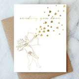 Cupid Sending Love Card
