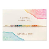 Healing Gemstone Bracelet | White Chakra Rainbow