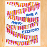Birthday Garland Card