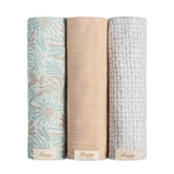 Beach Life Cotton Swaddle | Set of 3