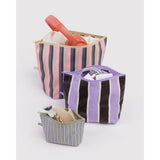 Go Pouch Set | Candy Shop Stripes