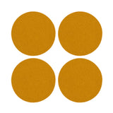 Bierfilzl Round Felt Coaster 4 Pack | Turmeric