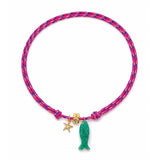 Paracord Charm Necklace | Mermaid Core
