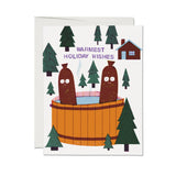 Hot Tub Holiday Card