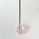 Bubble Incense Holder | Rose Glass