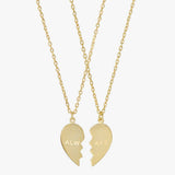 Always BFF Heart Necklaces | Set of 2