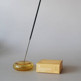 Bubble Incense Holder | Gold Glass