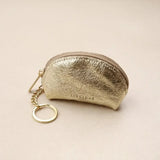 Leather Key Case | Light Gold