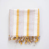 Montauk Towel | Yellow + Ivory