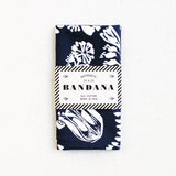 Floral Bandana | Navy