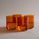 Glass Tumbler Set | Amber