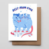 Possum Mom Card