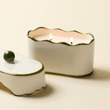 Chérie Porcelain Candle | Smoked Pistachio