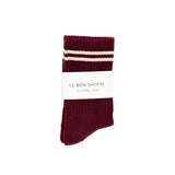 Boyfriend Socks | Maroon