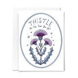Thistle Birthday Card