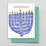 Happy Hanukkah Foil Card