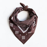 Polka Dot Bandana | Brown
