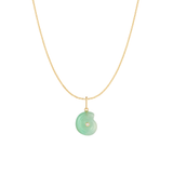 Nautilus Rae Charm Necklace | Chrysoprase