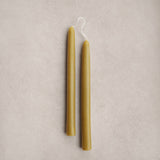 9" Beeswax Taper Candle | Olive