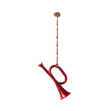 Metal Ornament | Red Trumpet