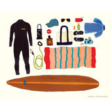8x10 Art Print | Surfing Gear
