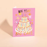 Gigantic Birthday Cake Card