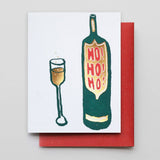 Santa's Champagne Card