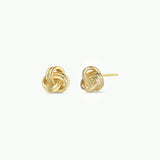 Petite Gold Knot Studs
