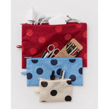 Flat Pouch Set | Polka Dot Mix