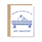 Enjoying the View Anniversary Card