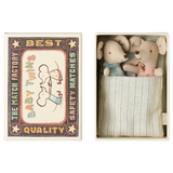 Baby Mice Twins | Pink + Blue Matchbox