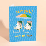 Cool Poodles Birthday Card