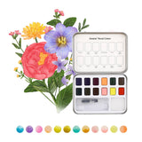 Floral Pocket Watercolors | Set of 12