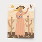 Desert Woman Card
