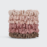 Ultra Petite Satin Scrunchies | Terracotta