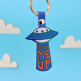 UFO Key Fob | Cornflower