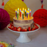 Rainbow Flame Candles | Set of 12