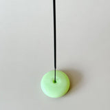 Bubble Incense Holder | Jade Milk Glass