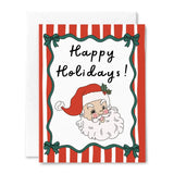Striped Santa Box Notes | Set of 6