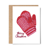 Merry Christmas Mittens Card